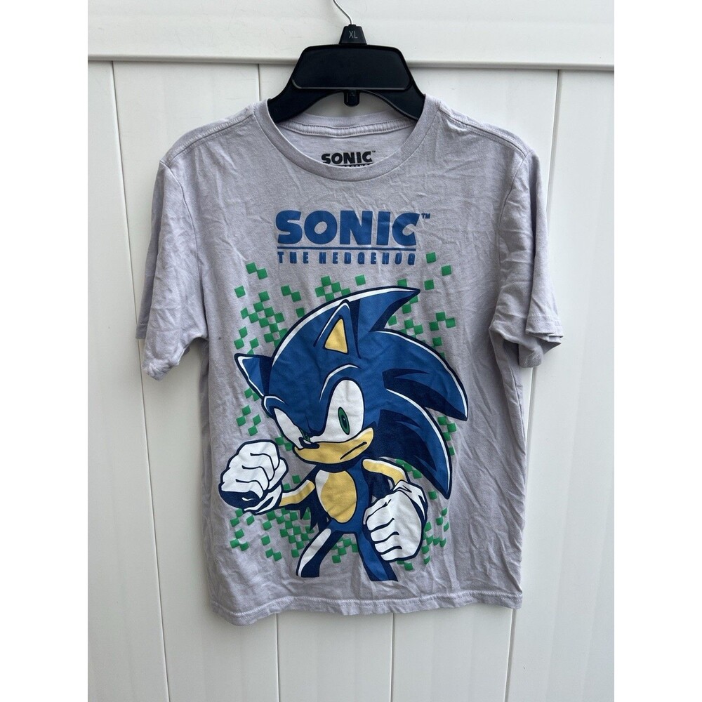 Sonic the Hedgehog Cartoon Short Sleeve T shirt Boys Large 10/12